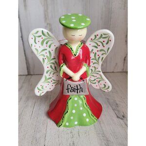 Burton Angel faith flower vase home decor religious figure‎ xmas